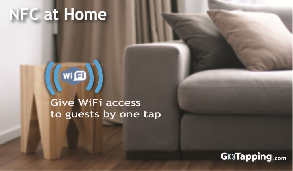Connect to your WiFi network using NFC tag.